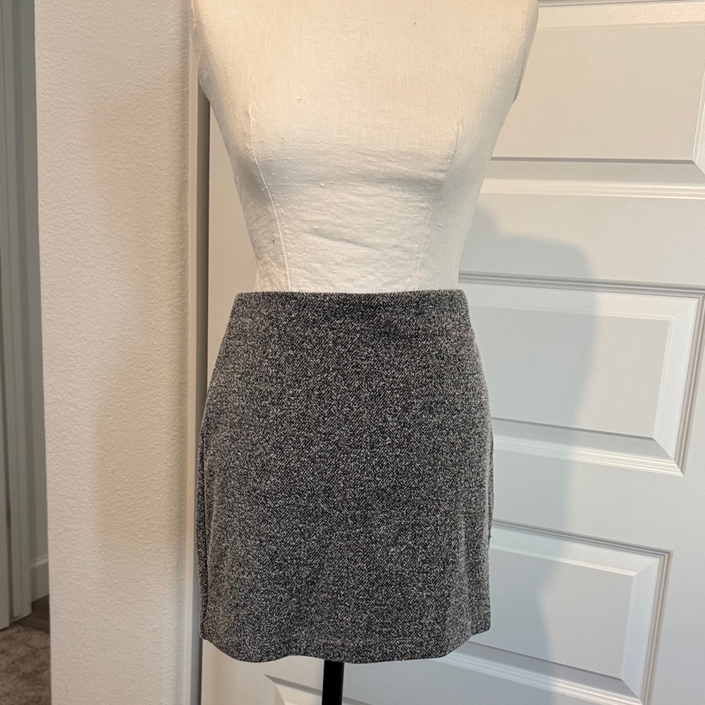 Kendall & Kylie Heather Gray Mini Skirt